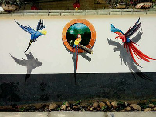 漳州视觉错位-3D墙绘设计