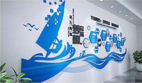 漳州海浪主题文化墙如何设计？