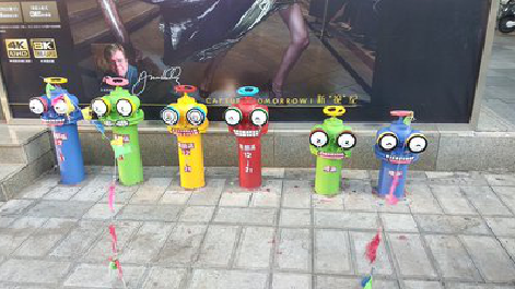 漳州商业区彩绘