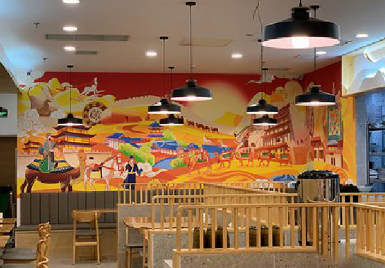 漳州商业空间彩绘介绍。