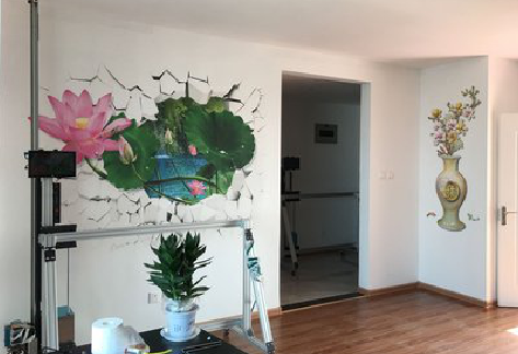 漳州墙体彩绘相比墙纸的优势。