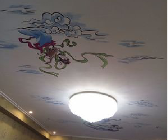 漳州如何快速绘制天花板上的手绘墙？